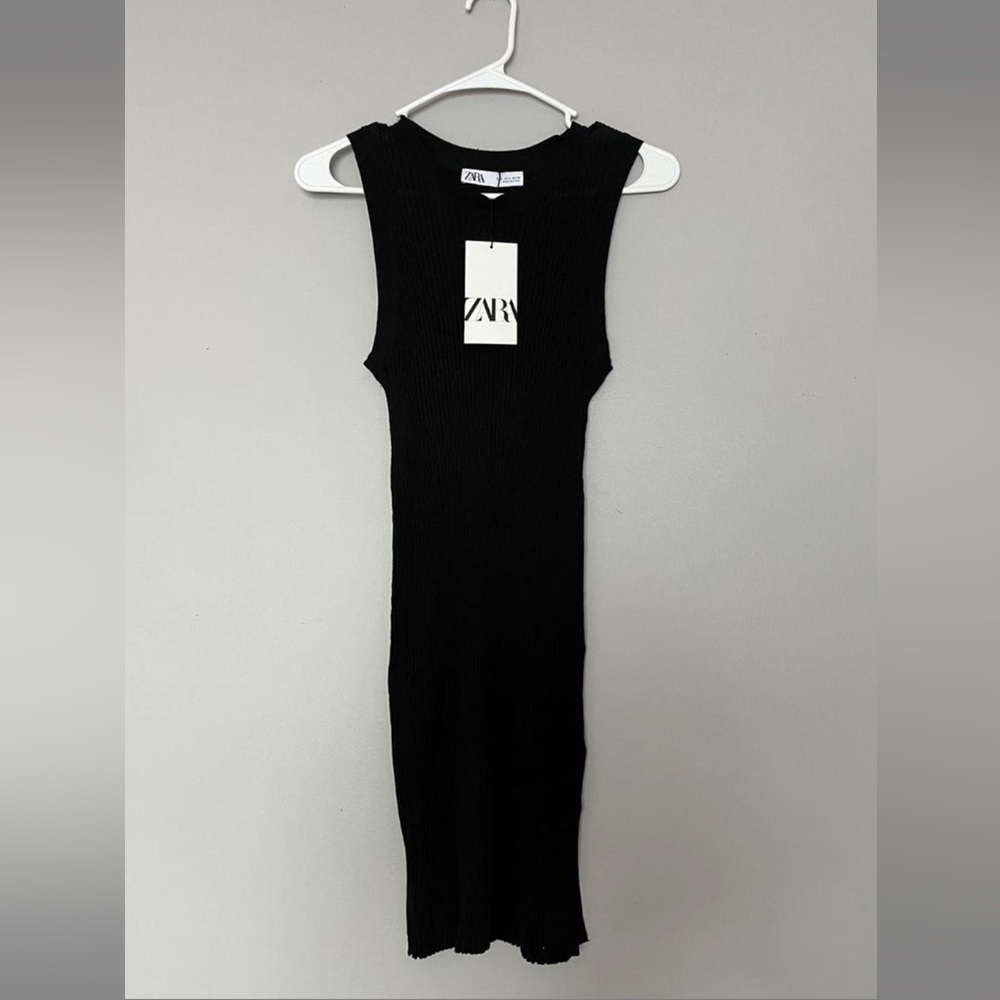Zara Black Mini Dress - Size L (fits like M)